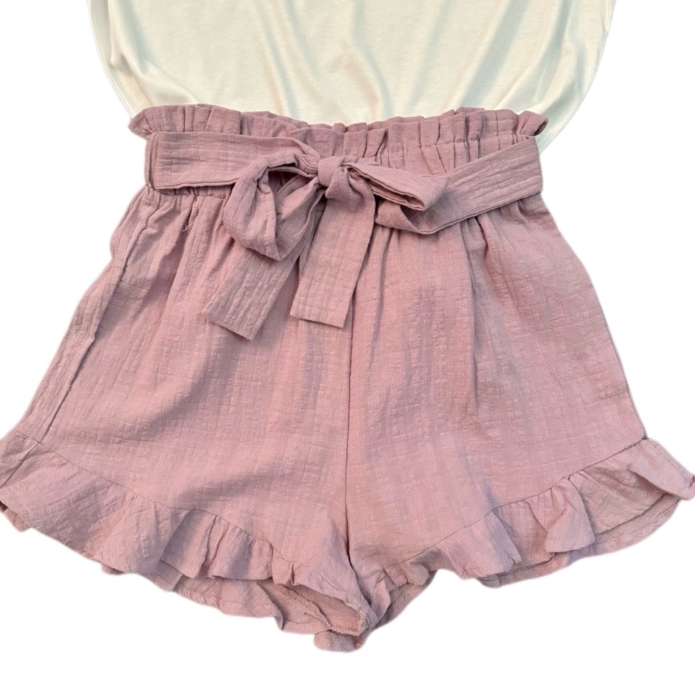 NWT! Lavender Ruffle Shorts - Picture 6 of 6